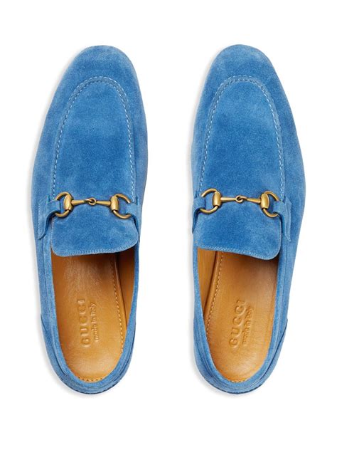 gucci blue suede trainers|gucci jordaan loafer blue.